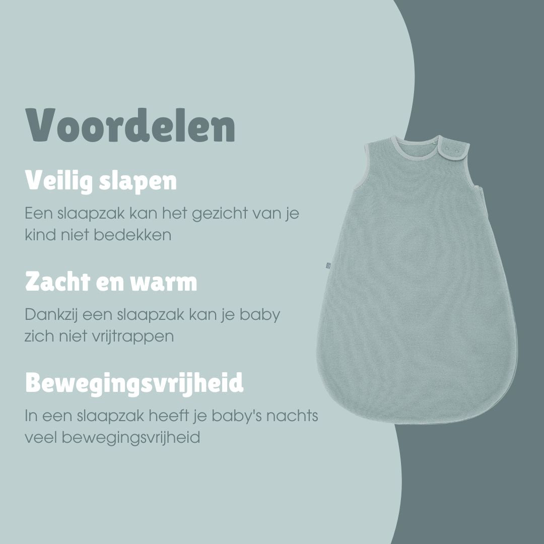 Merinowollen Slaapzak 1.0 TOG | Essential Mint
