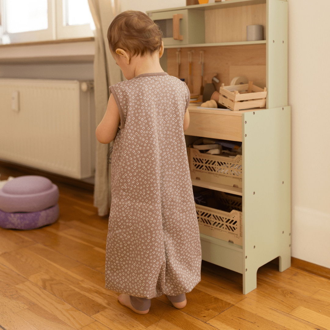 Slaapzak met voetjes 1.0 TOG | Bloemen Berry