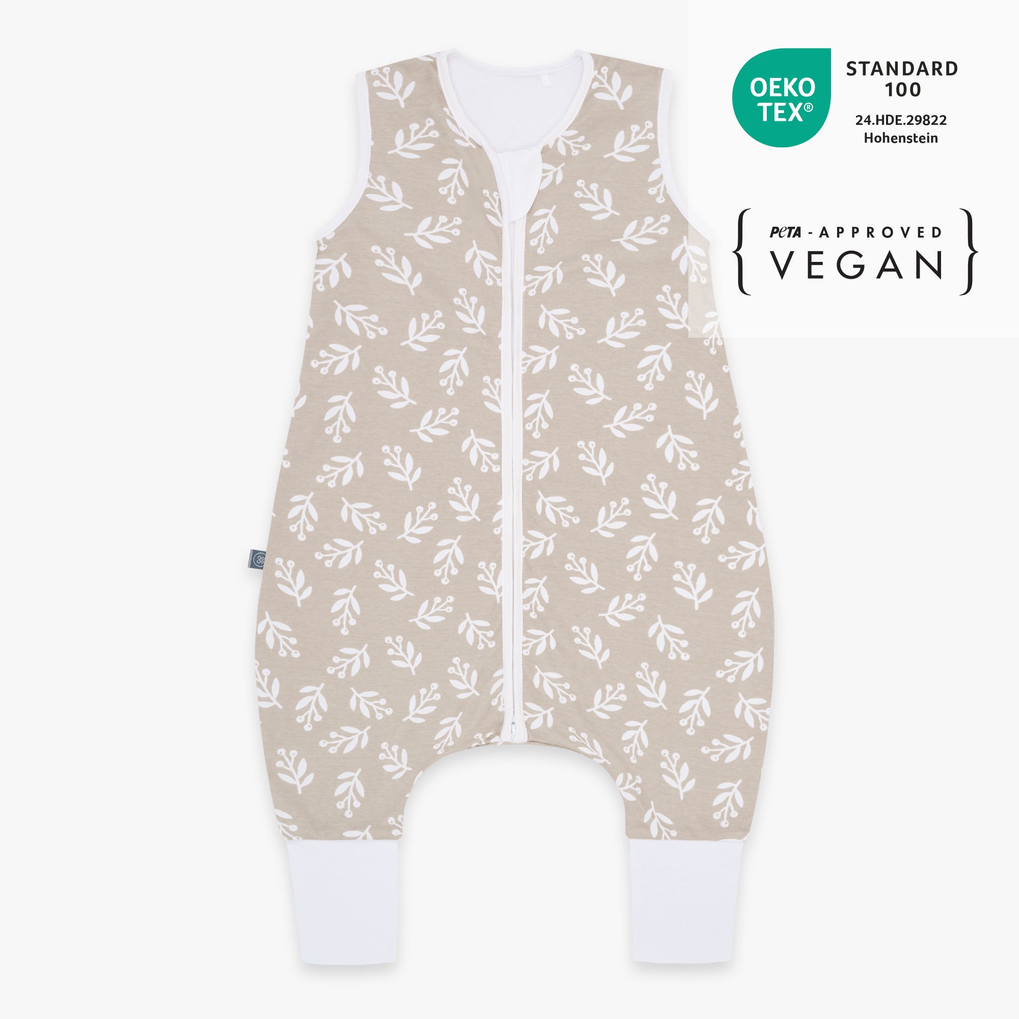 Slaapzak met voetjes 1.0 TOG | Floral Sand