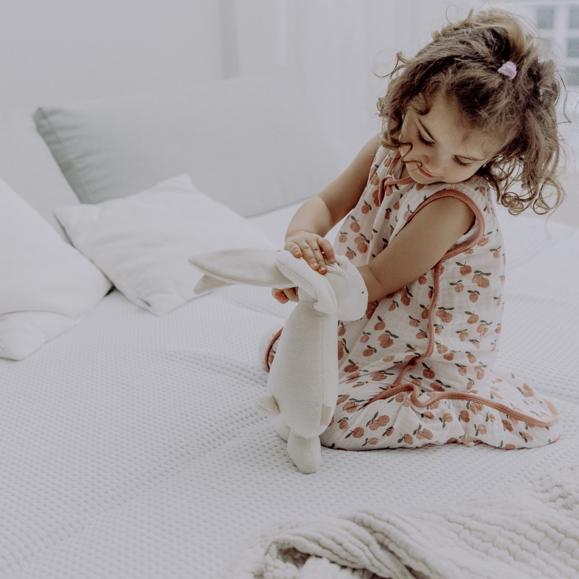 Mousseline slaapzak 0.5 TOG | Abrikoos