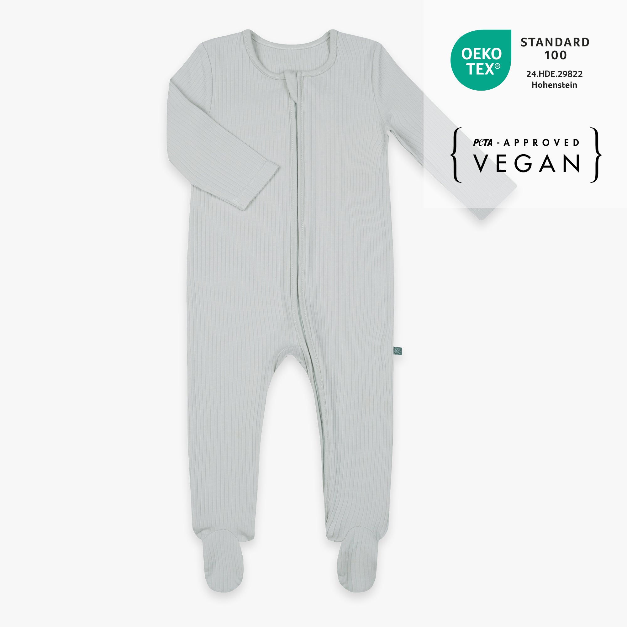 Pyjama met voetjes | Essential Grijs