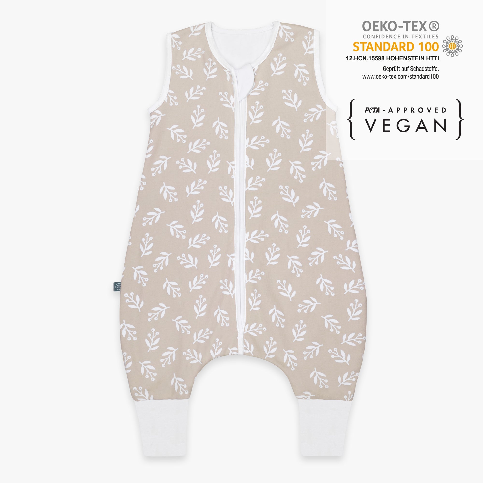 Slaapzak met voetjes 1.0 TOG | Floral Sand