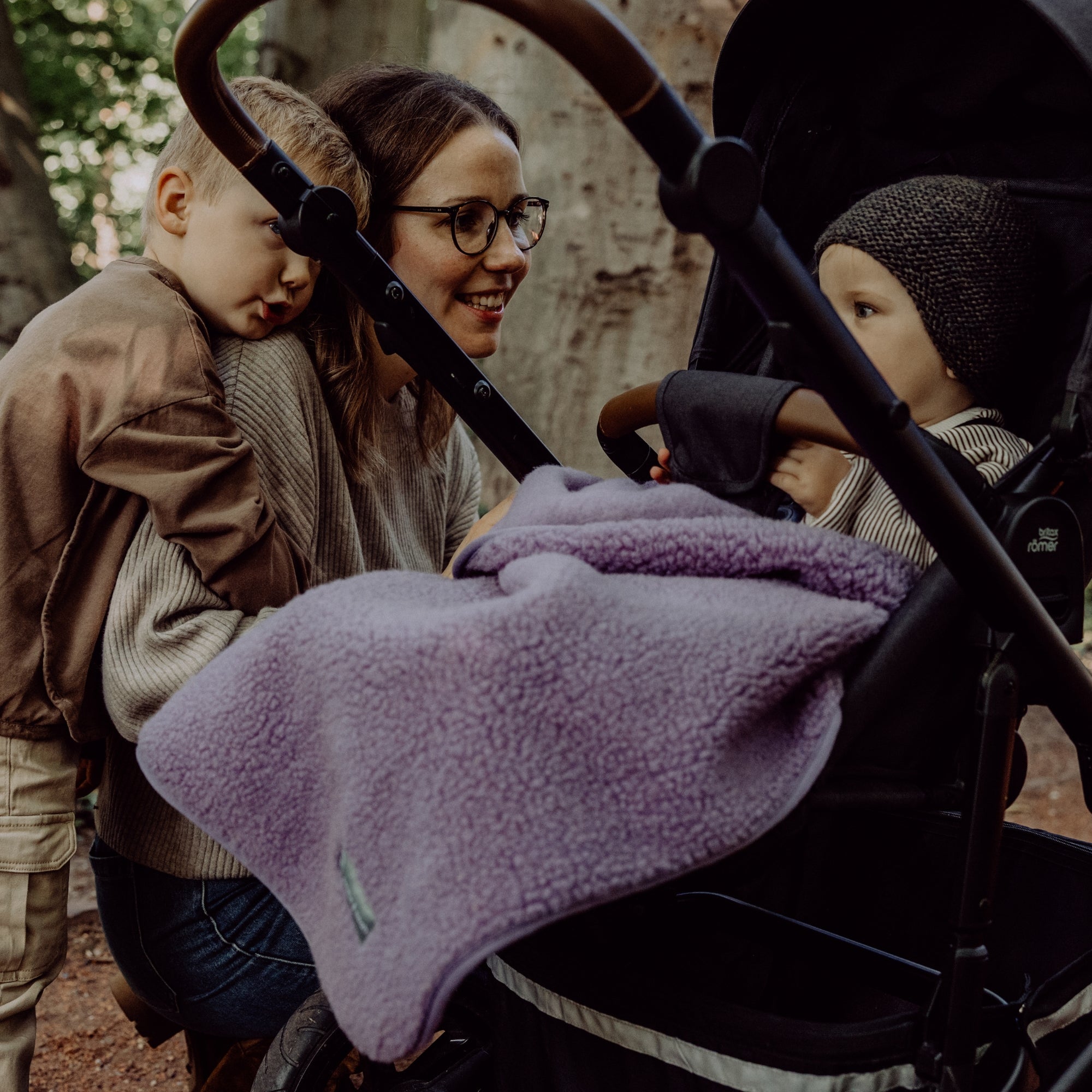 Merinowollen teddydekentje | Essential Lavendel