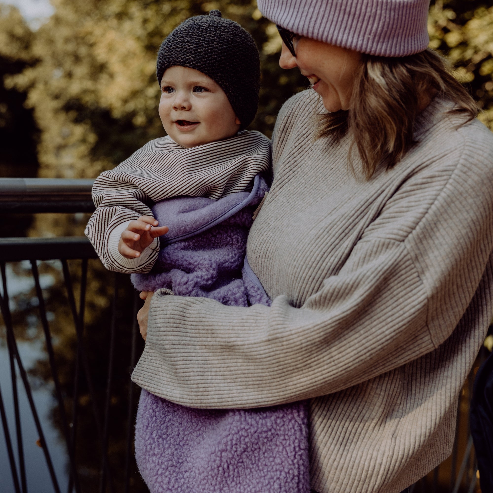 Merinowollen teddydekentje | Essential Lavendel
