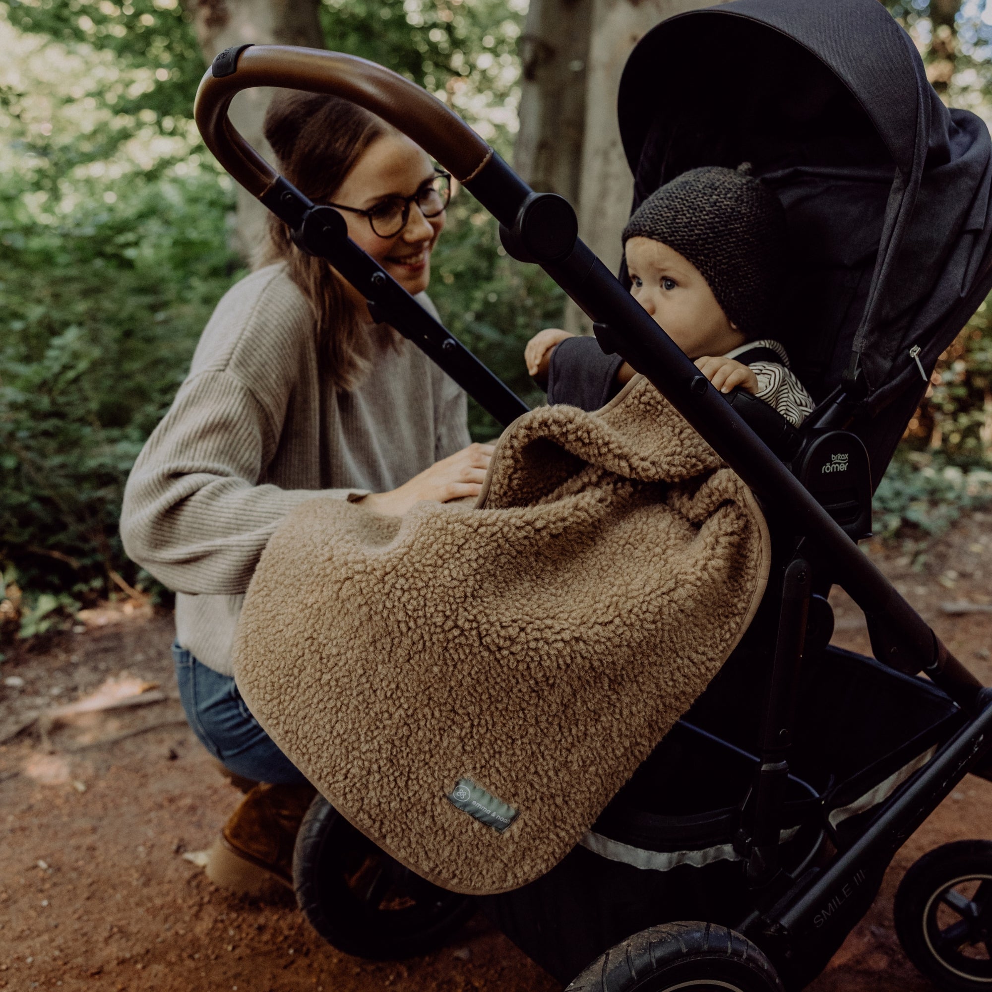 Merinowollen teddydekentje | Essential Taupe