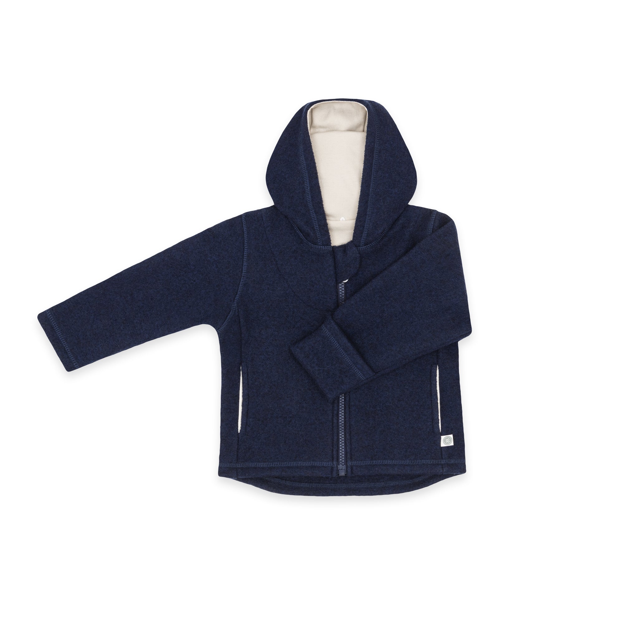 Wollen jas | Essential Blauw