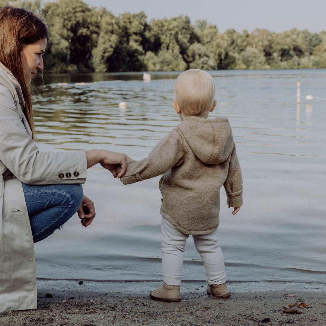 Wollen jas | Essential Beige