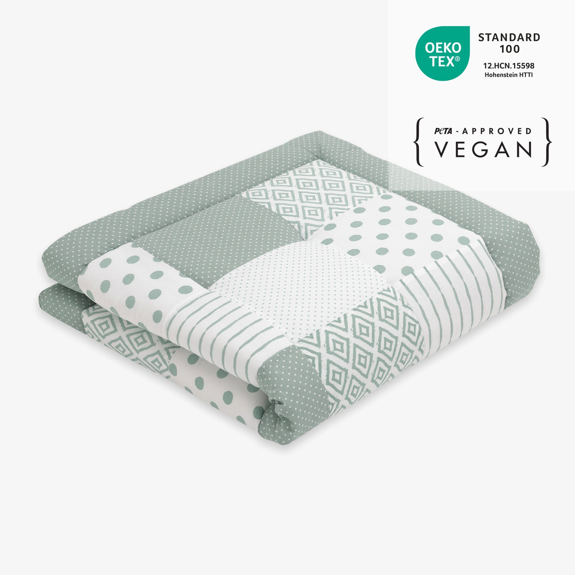 Patchwork speelkleed | Essential Mint