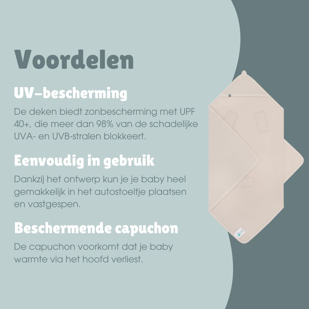 Omslagdoek met UV-bescherming | Essential Beige