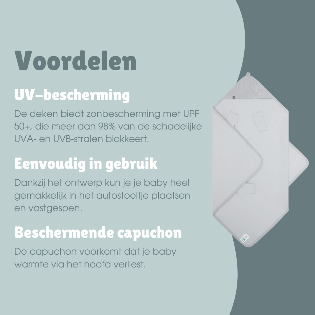 Omslagdoek met UV-bescherming | Essential Grijs