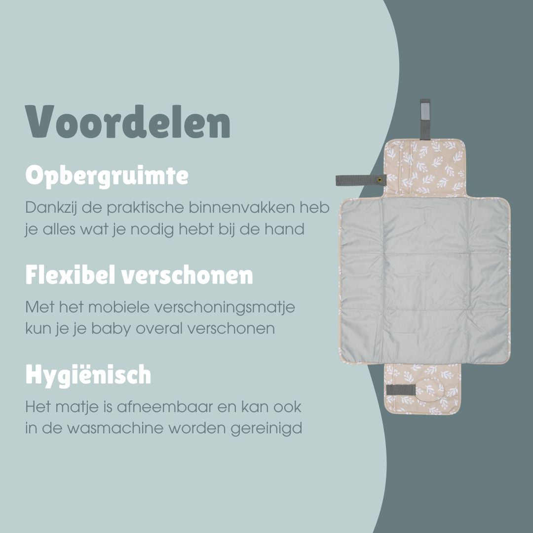 Verschoonmatje | Floral Sand