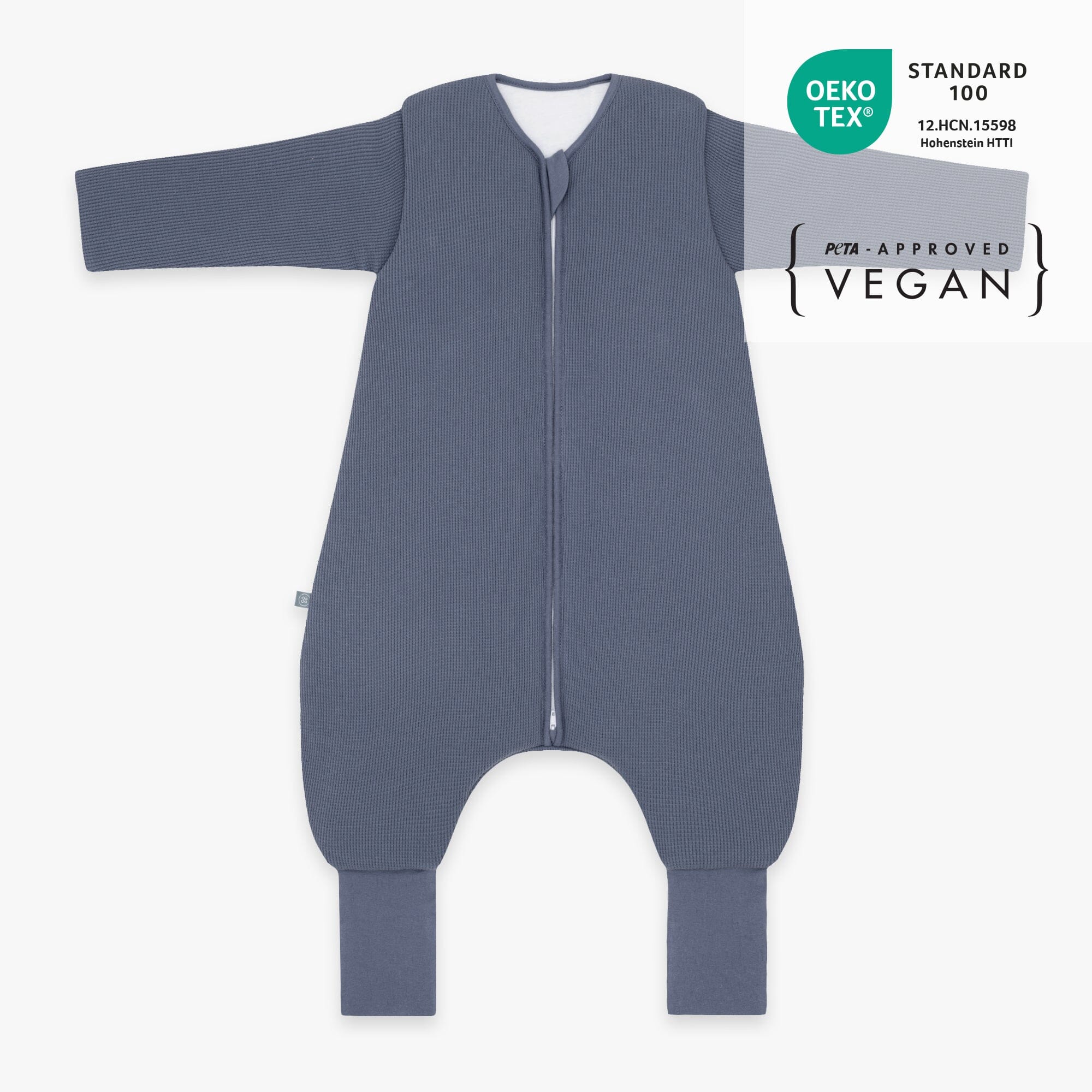Slaapzak met voetjes en mouwen 3.5 TOG | Essential Blauw