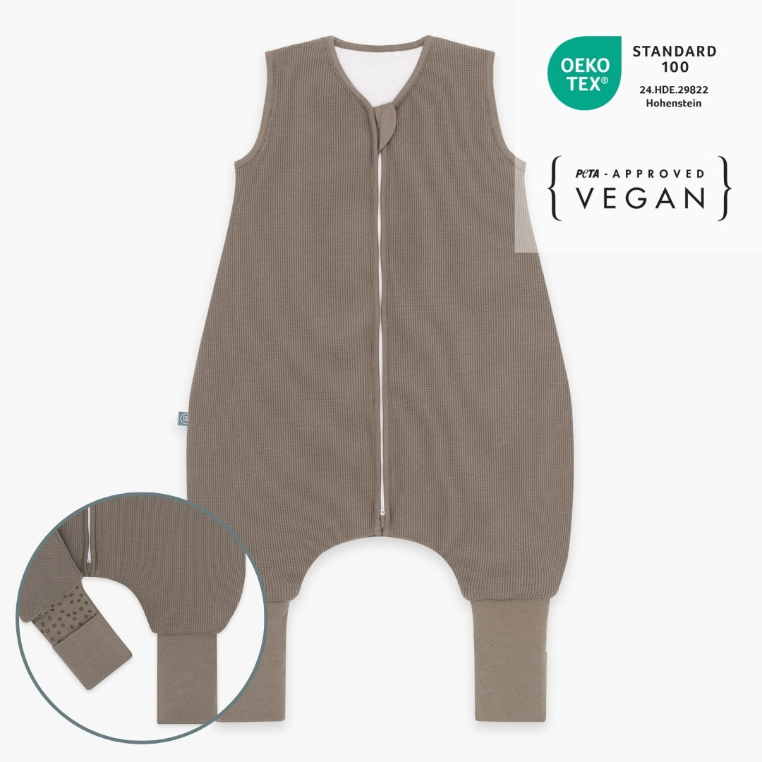 Slaapzak met omslagvoet 2.5 TOG | Essential Taupe