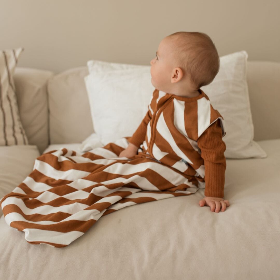 Slaapzak 1.0 TOG | Strepen Toffee