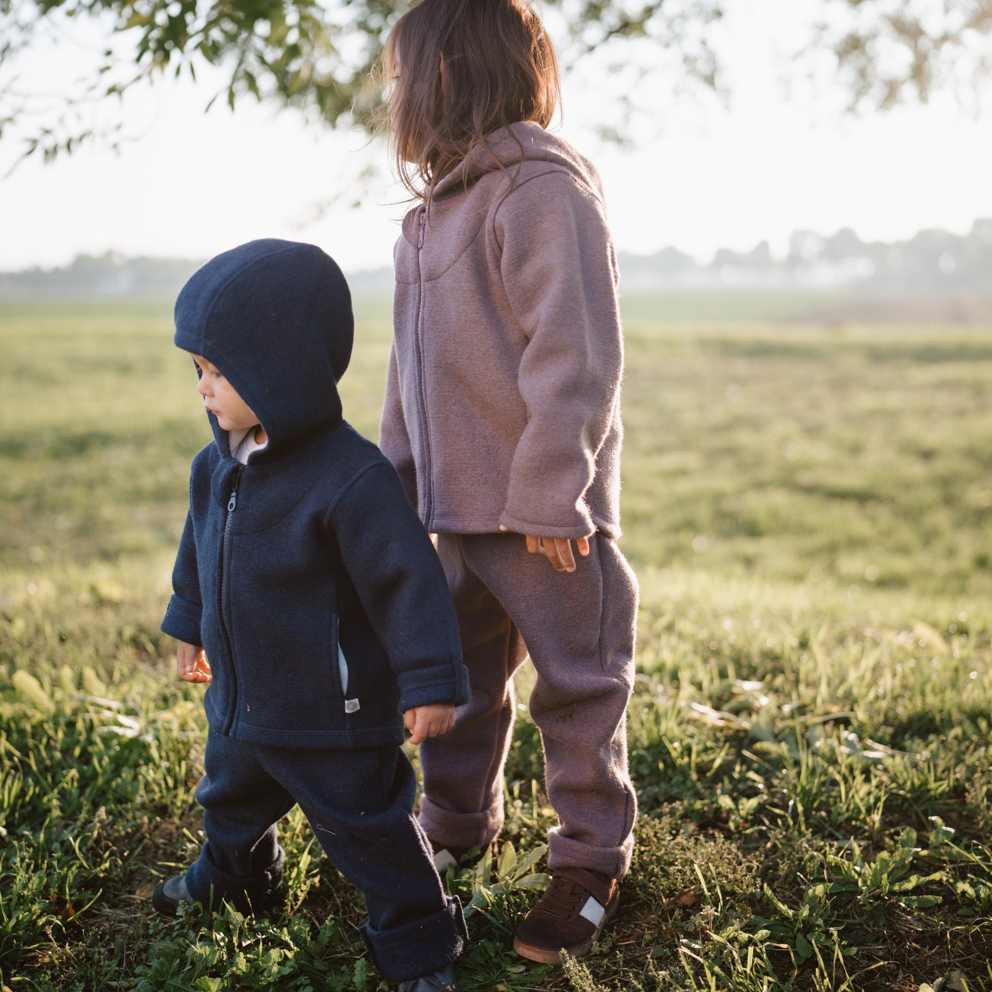 Wollen jas | Essential Blauw