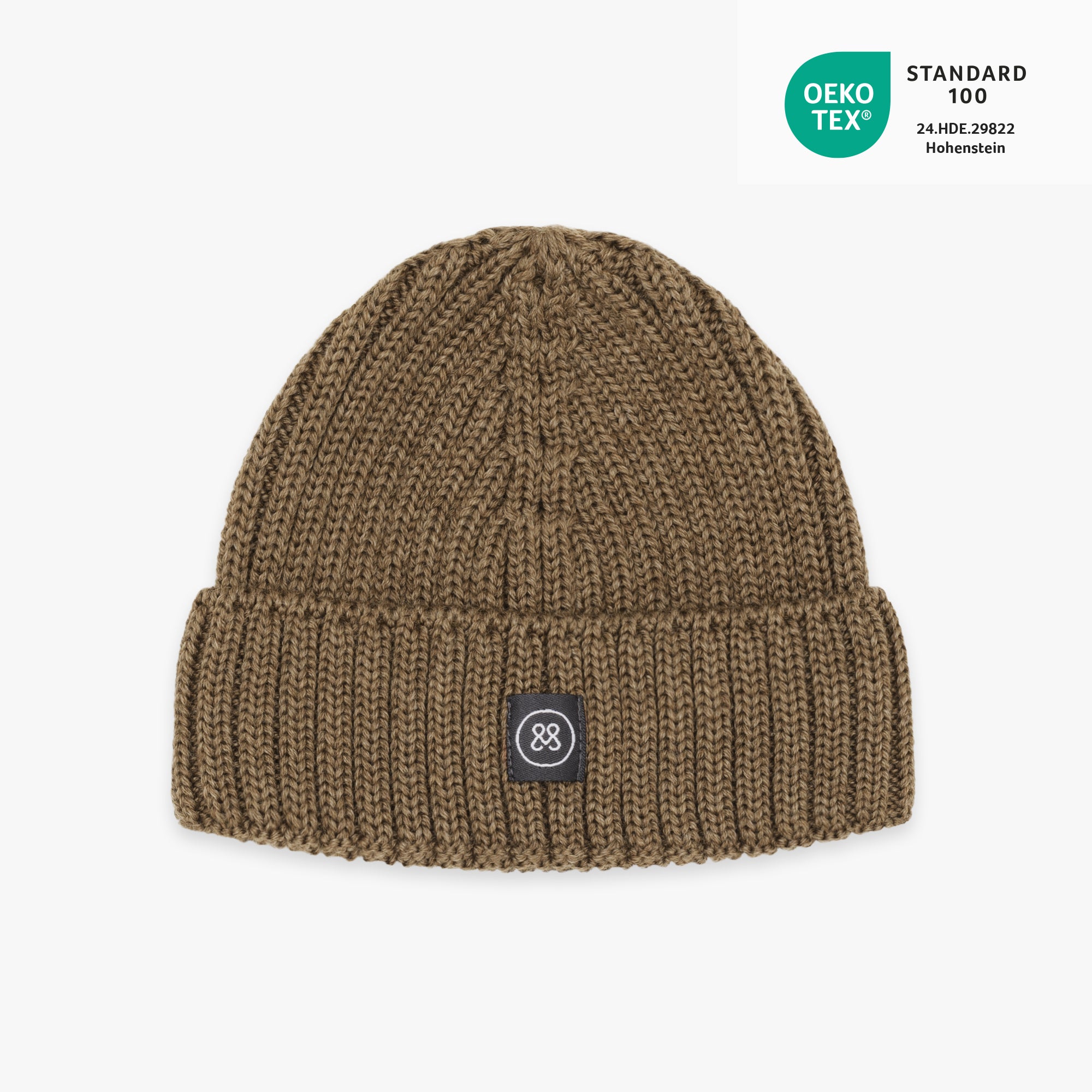 Merinowollen muts kind | Essential Taupe